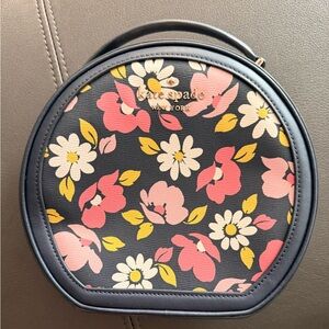 Kate Spade Black and Pink Floral Crossbody Bag